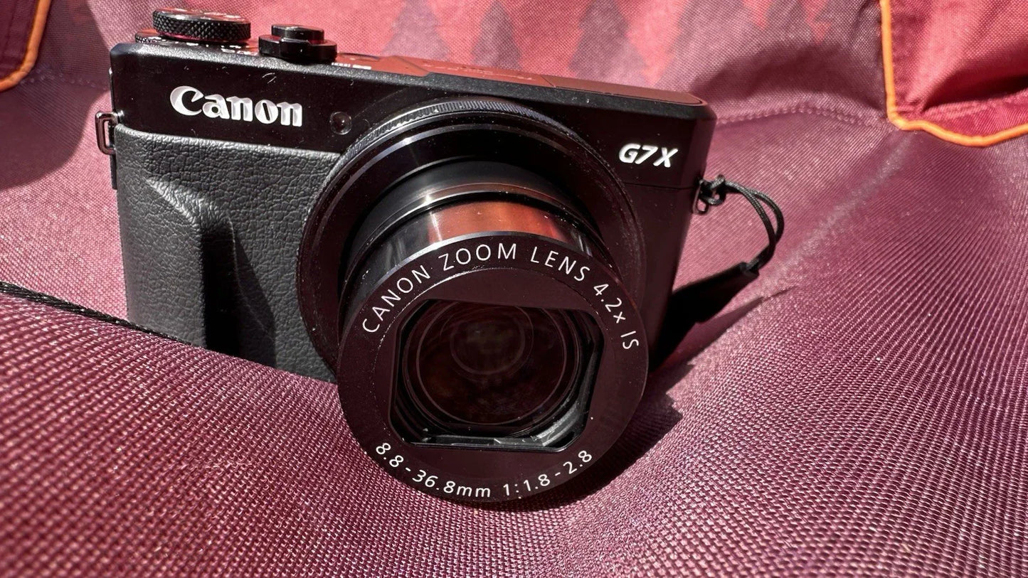 Canon PowerShot G7 X Mark II 20.1 MP Compact Digital Camera - Black