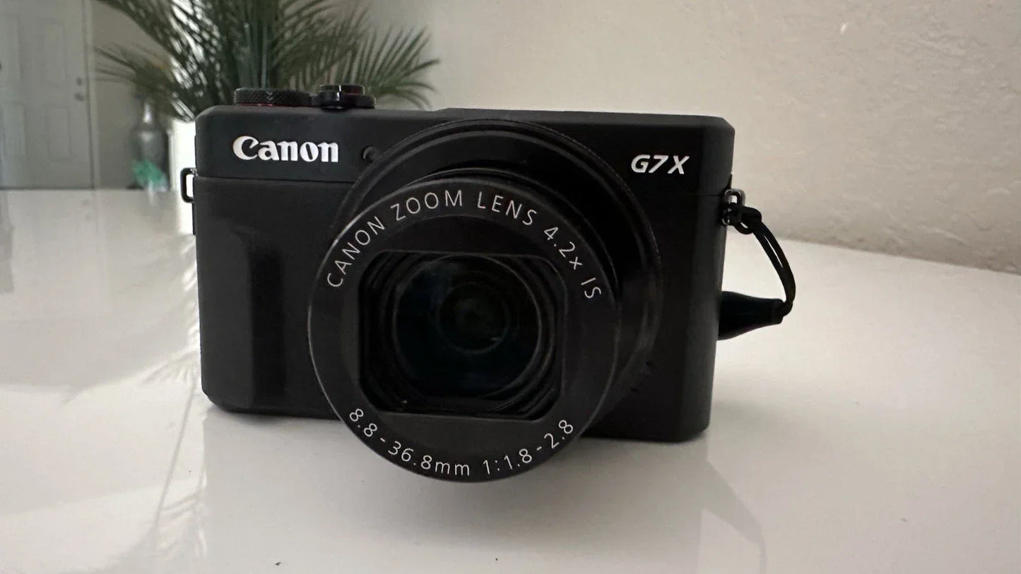 Canon PowerShot G7 X Mark II 20.1 MP Compact Digital Camera - Black